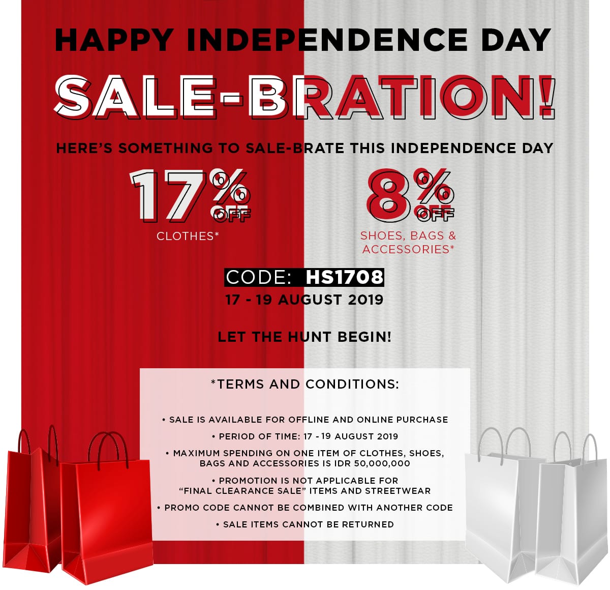 Independence Day SALE-BRATION