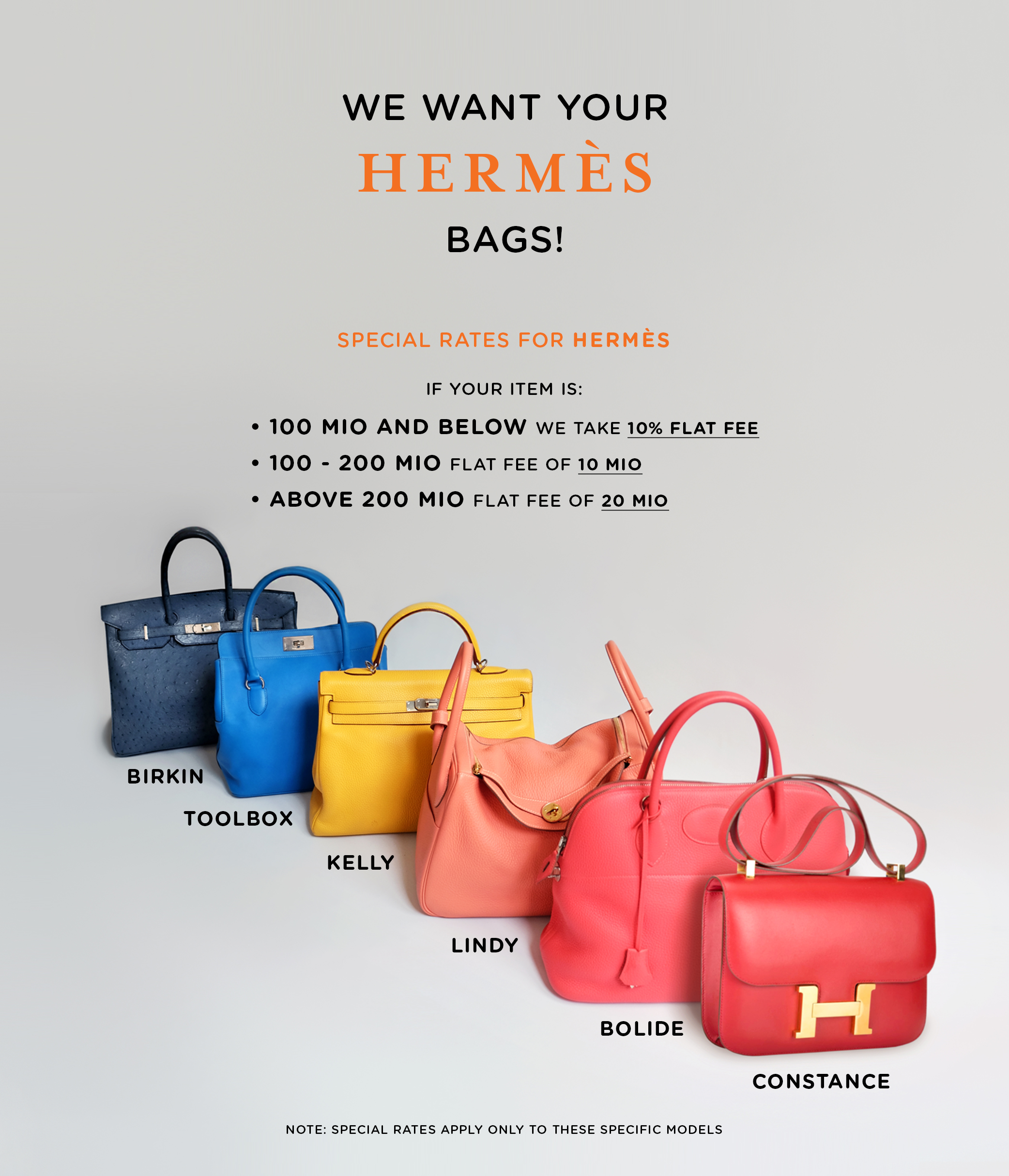Consign Your HERMES Bags
